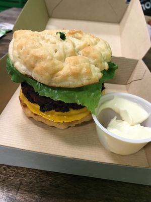 double beet burger  at Branch Out in Paducah