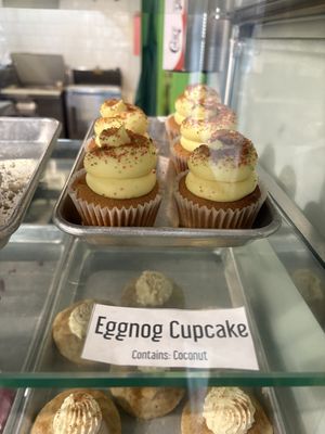 Amazing eggnog cupcakes  at Branch Out in Paducah