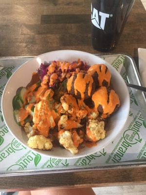 Mediterranean falafel bowl at Branch Out in Paducah