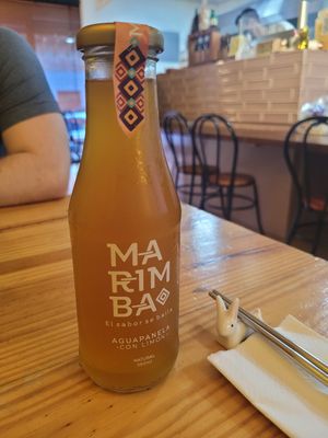 agua panela con limón at Helecho in Medellin