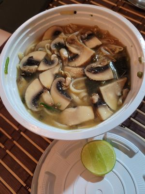mushroom soup at Helecho in Medellin
