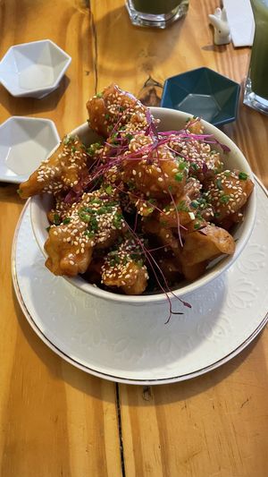 Cauliflower bonbons  at Helecho in Medellin