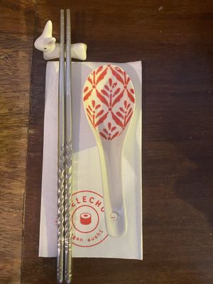 Reusable chopsticks bought me 🥹  at Helecho in Medellin