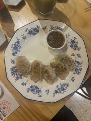 dumplings  at Helecho in Medellin