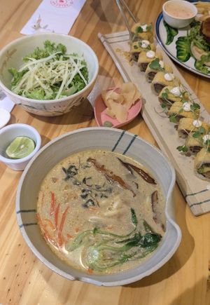 Curry Soup at Helecho in Medellin