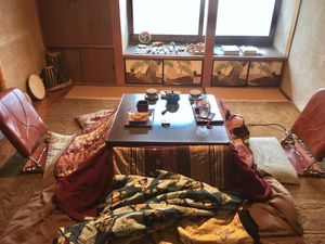 Private Room with Kotatsu  at Nyabinghi in Ikoma