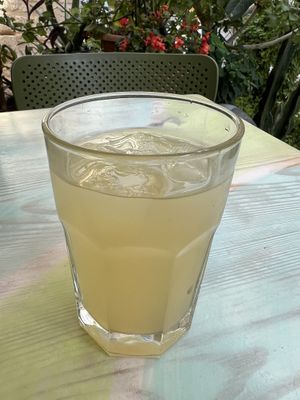 Homemade lemonade   at The Chickpea in Crete