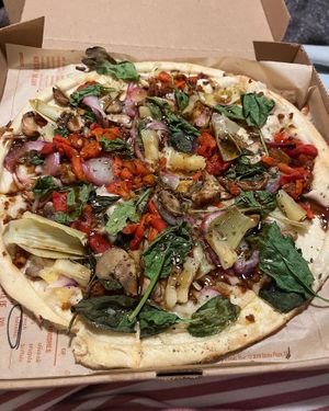   at Blaze Pizza in Canton