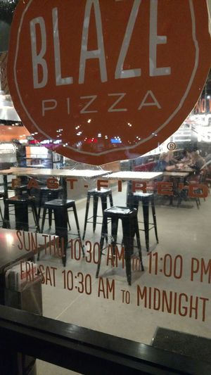 Hours at Blaze Pizza in Mason