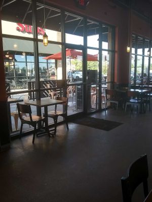inside at Blaze Pizza in Mason