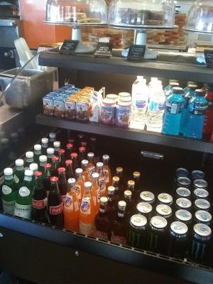 drinks at Blaze Pizza in Mason