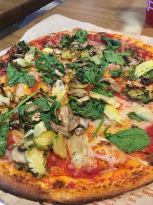 Original crust is vegan!  at Blaze Pizza in Mason