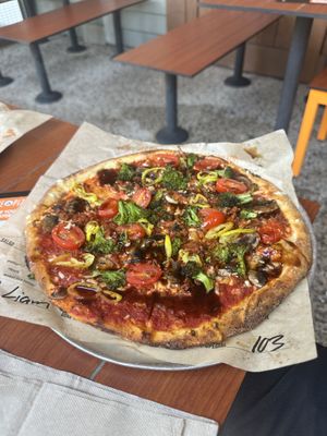   at Blaze Pizza in Columbus