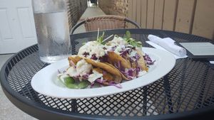 Dobladas (crispy tacos) at Casa Yari in Chicago