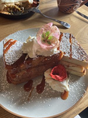 Stuffed French toast  at Casa Yari in Chicago