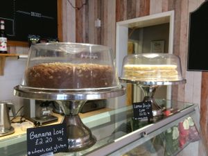all our homemade cakes are vegan at The Road Shack Cafe in Peacehaven