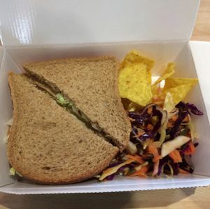 Takeaway sandwich  at The Road Shack Cafe in Peacehaven