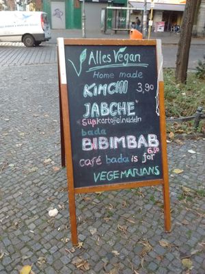 Cafe Bada dishes at Bada in Berlin