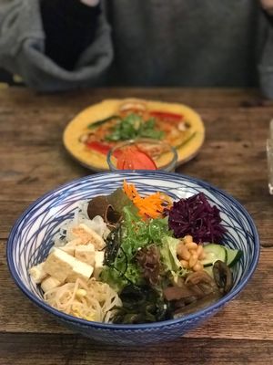 Bada Bimibap and Kimchi Pancake at Bada in Berlin