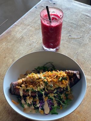 Almuerzo Delicioso   at Obrigado Cafe in San Juan