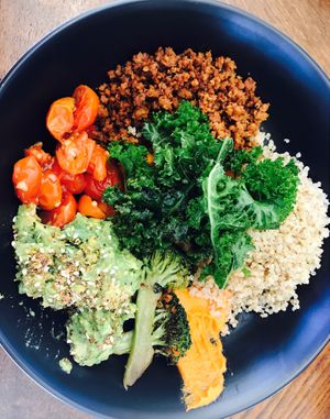 Nourish bowl  at LYV in Brisbane