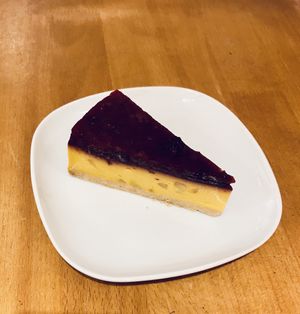 Blueberry mango cake at Madal Coffee Co - Ferenciek Tere in Budapest