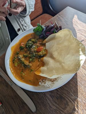 Panang Curry at The Walnut Tree in Eye