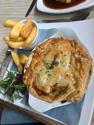 Cauliflower cheese pie  at The Walnut Tree in Eye