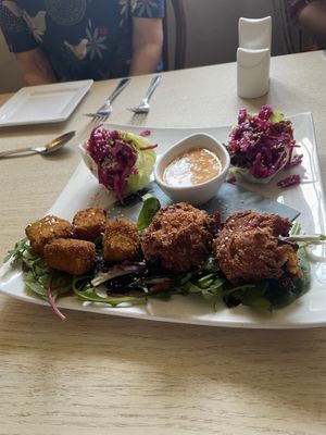 Asian starter  at The Walnut Tree in Eye