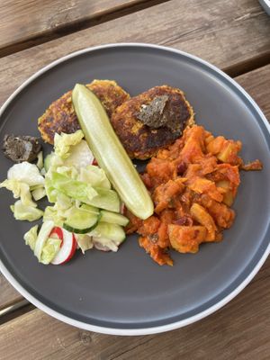 My plate  at Beguta Taimetoidukohvik in Haapsalu