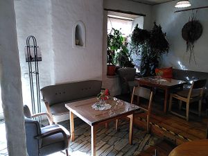 Interior at Beguta Taimetoidukohvik in Haapsalu