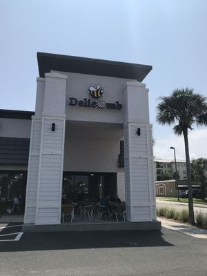 The outside  at Delicomb in Jacksonville Beach