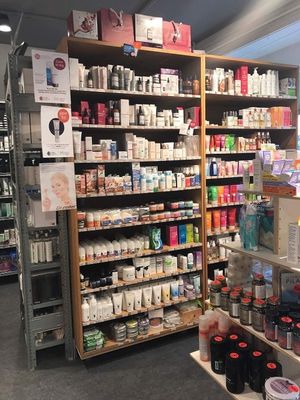 Beauty aisle at Nava Helsemarked in Hellerup