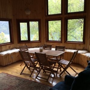 Lodge dining room. at Refugio Lodge in Futaleufu