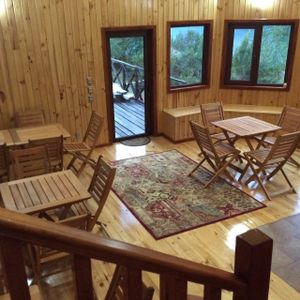 Lodge dining room. at Refugio Lodge in Futaleufu
