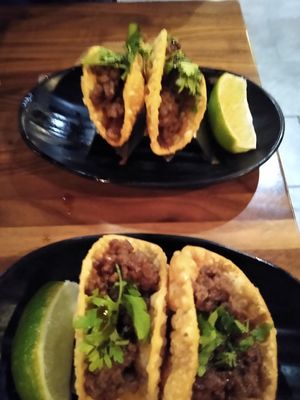 Impossible Tacos no guacamole  #Veganuary at JINYA Ramen Bar in Sandy Springs