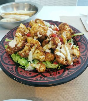 Coliflor frita #Veganuary at Alamir in Tenerife