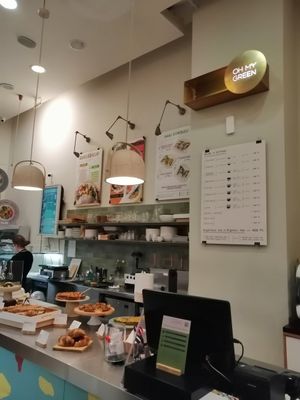 Interior at Oh My Green in Budapest