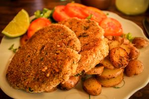 quinoa burgers at Kusikanki in Tilcara