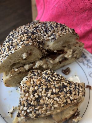 “Bacon Scram and Cheese!” 😋 at Seed to Sprout Bakery in Wanamassa