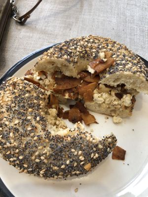 “Bacon Scram and Cheese!” 😋 at Seed to Sprout Bakery in Wanamassa