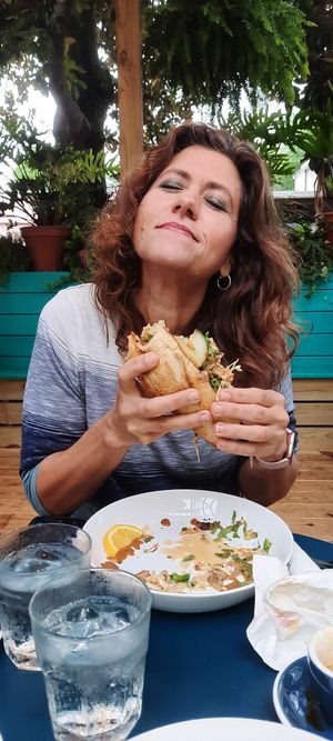 Delicious Bahn Mi sammy!! at Huriyali in Charleston