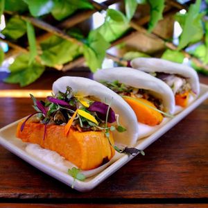 Pumpkin bao at Lucky Chan's Laundry and Noodle Bar in Northbridge