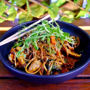 Chow Getti Noodles at Lucky Chan's Laundry and Noodle Bar in Northbridge