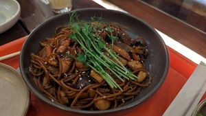 Chow ghetti noodles at Lucky Chan's Laundry and Noodle Bar in Northbridge