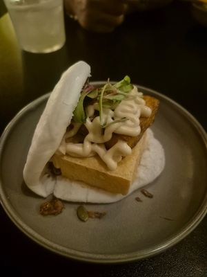 Lil pumpkin tofu bao at Lucky Chan's Laundry and Noodle Bar in Northbridge