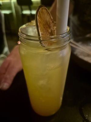 Frosty fruit bubble tea (alcoholic) at Lucky Chan's Laundry and Noodle Bar in Northbridge