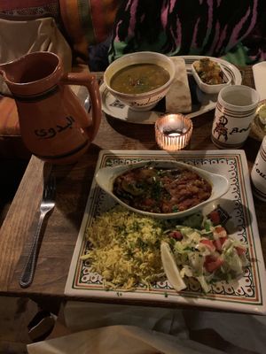 Moussaka & tangine    at Bedouin in Cambridge
