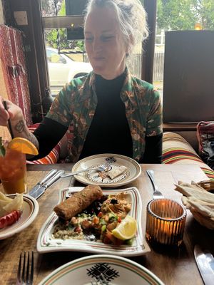 Our sharing starter   at Bedouin in Cambridge