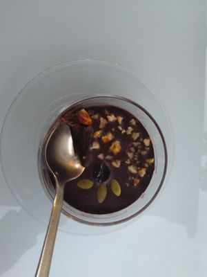 Raw vegan cake at Roots in Tenerife